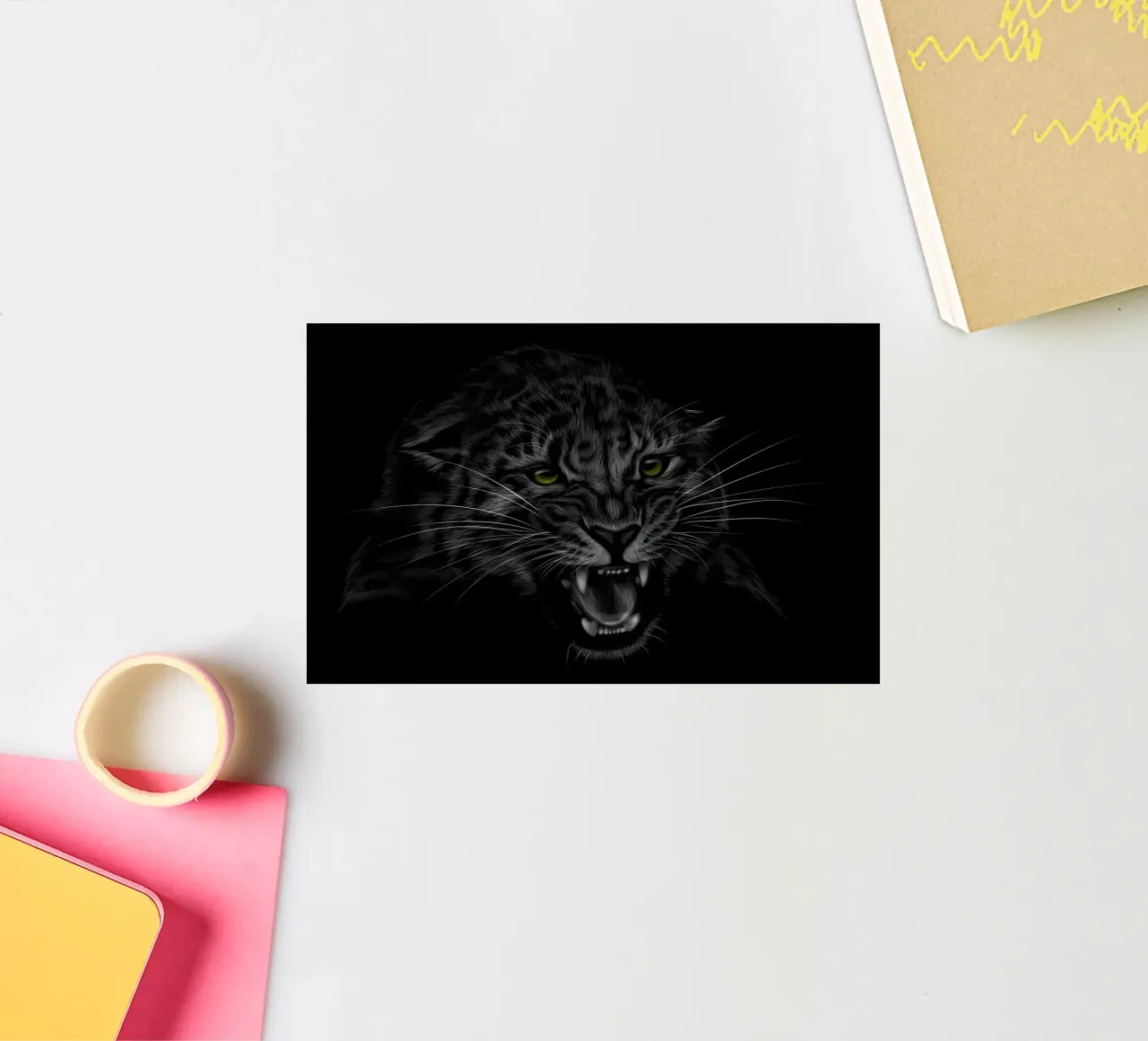 Leopard sticker by Delaplane