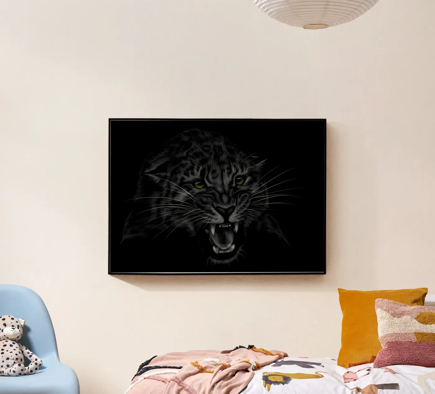 Leopard plexiglas de Delaplane