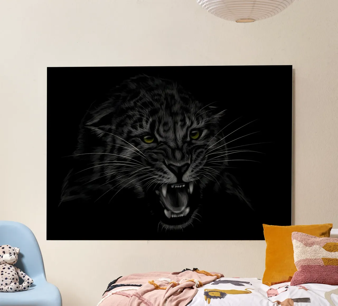 Leopard forex plate by Delaplane