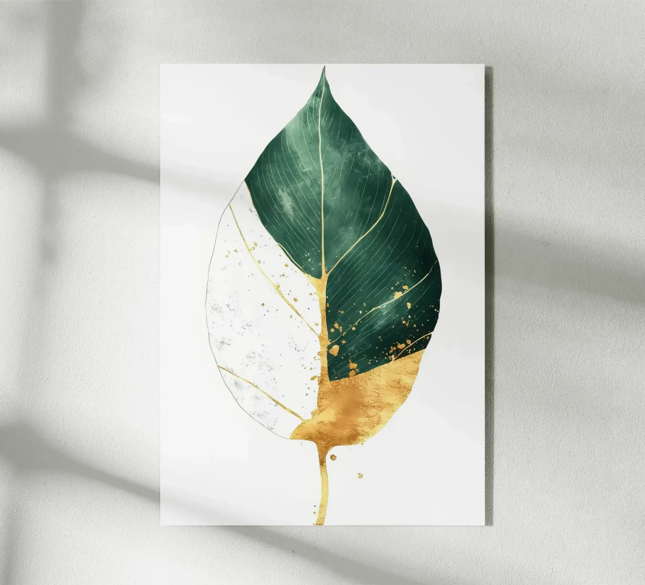 Acquerello a foglia d'oro plexiglass da Ginnery
