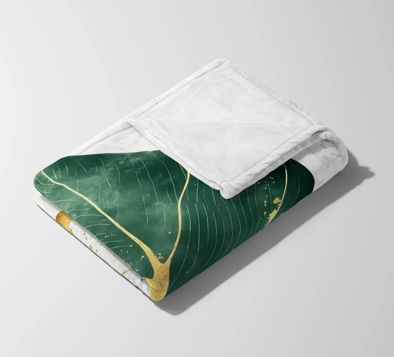 Acquerello a foglia d'oro coperta in pile da Ginnery