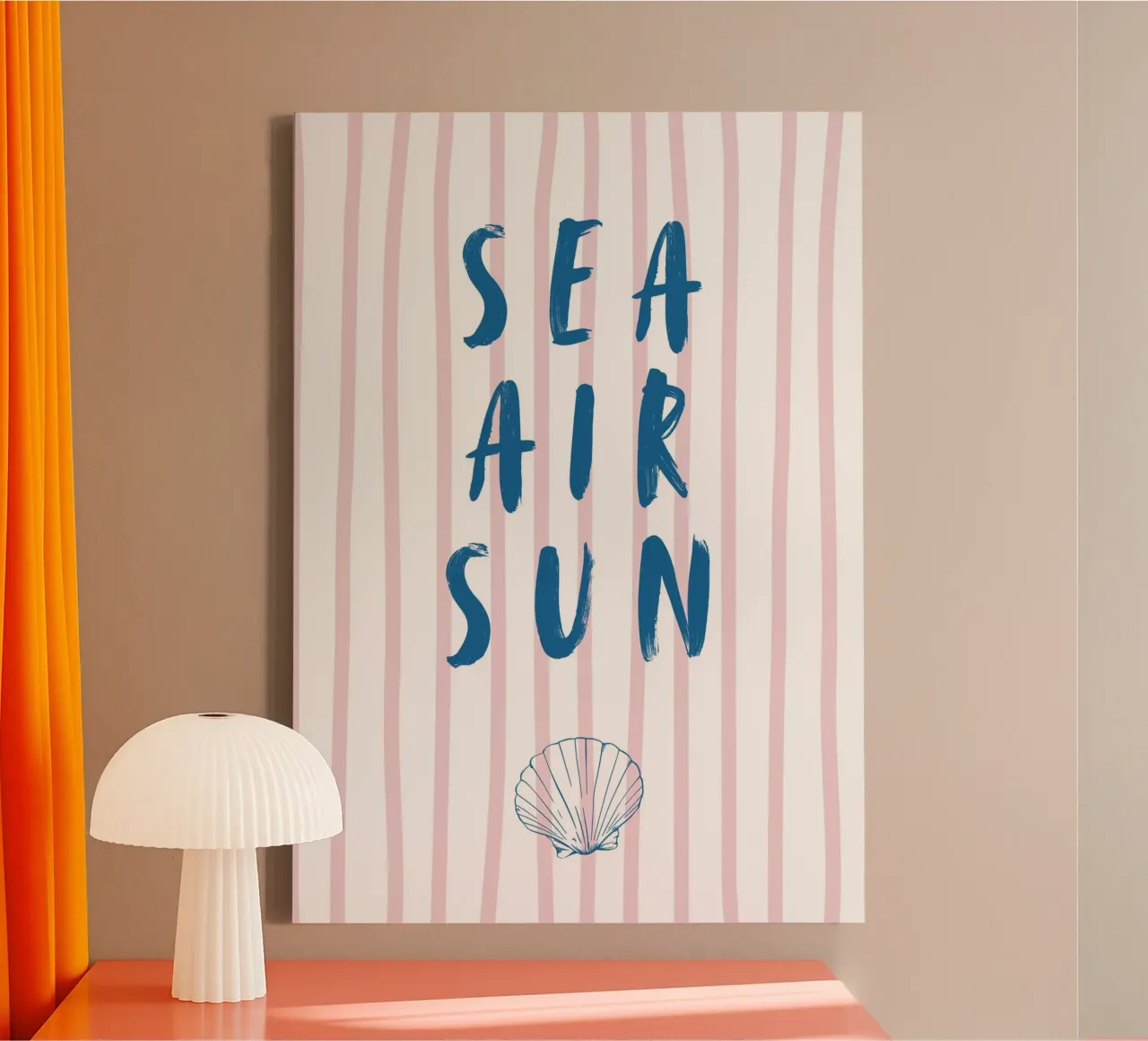 Sonne Wasser Meer Leinwand von pdigitalprints