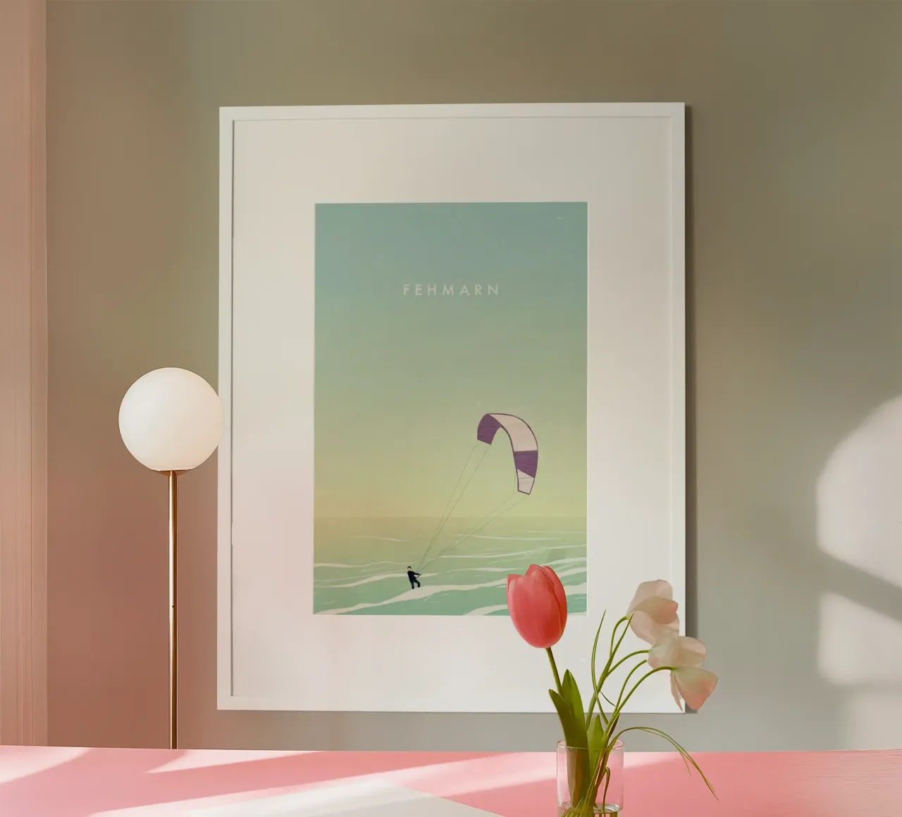Fehmarn poster con telaio in plastica da Katinka Reinke