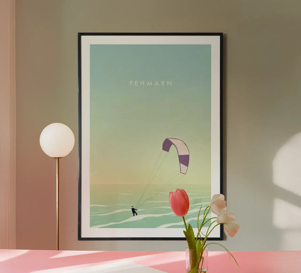 Fehmarn poster con telaio in plastica da Katinka Reinke