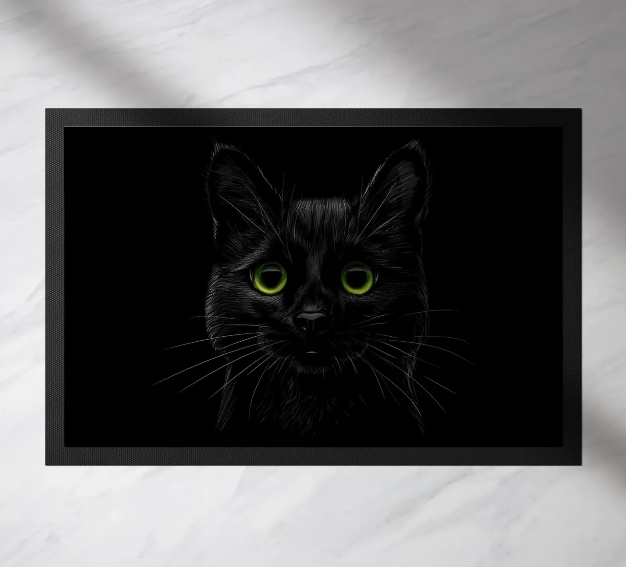 Cat doormat by Delaplane