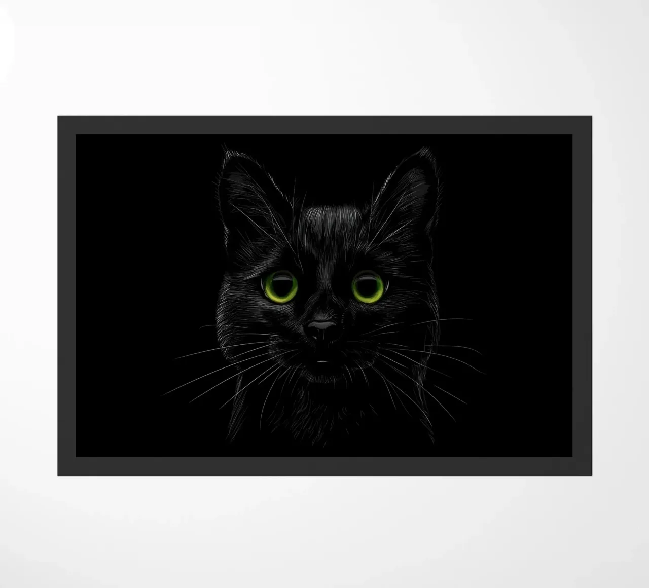 Cat doormat by Delaplane