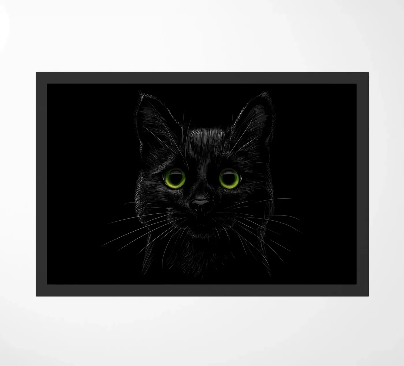 Chat paillasson de Delaplane