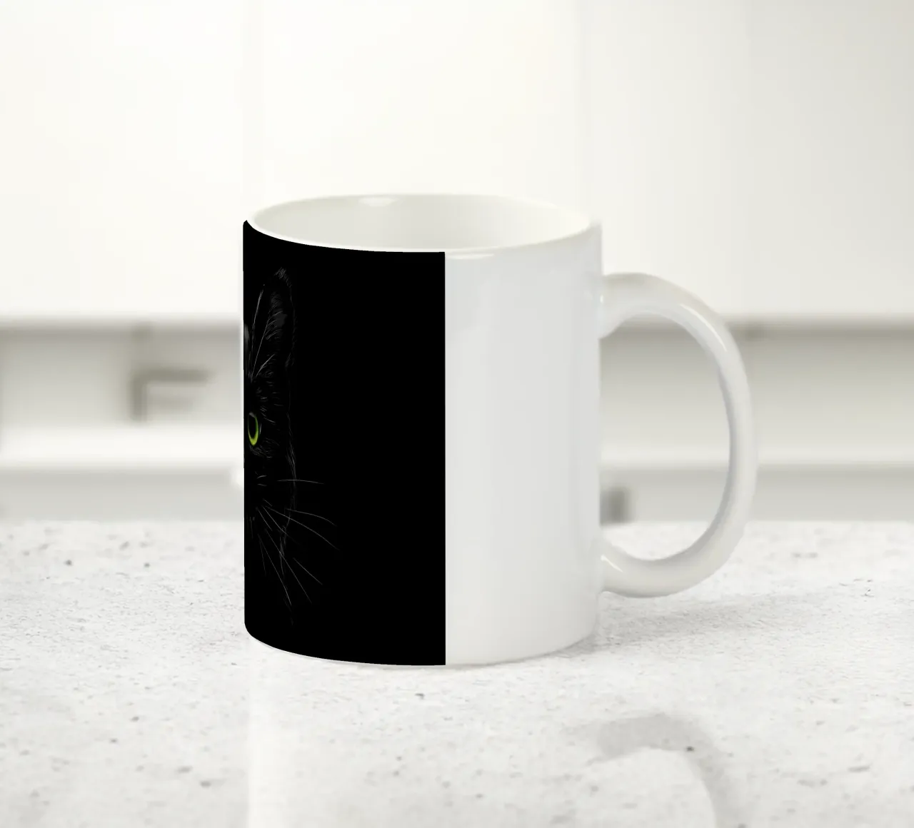 Cat ceramic mug by Delaplane