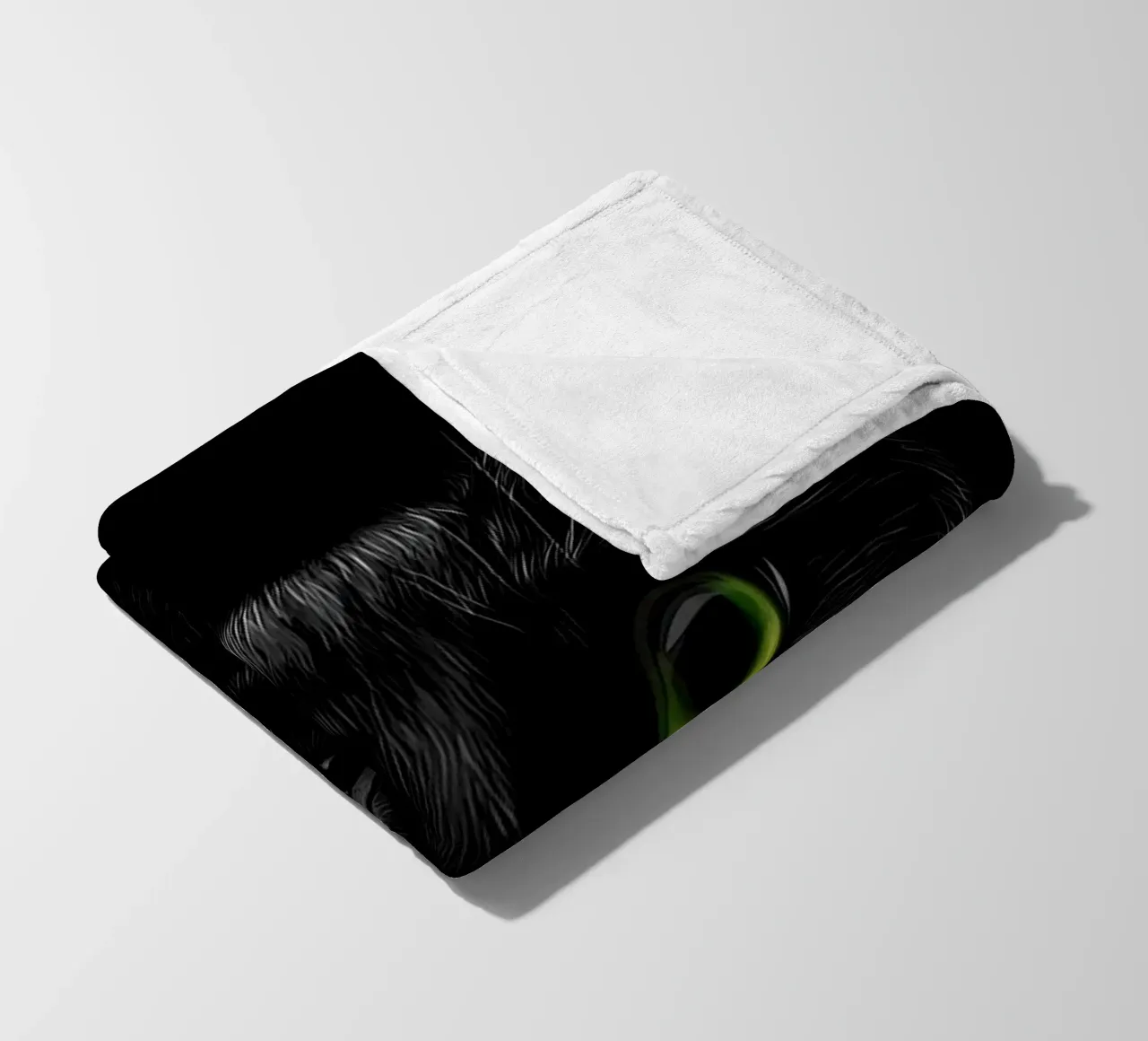 Cat fleece blanket by Delaplane