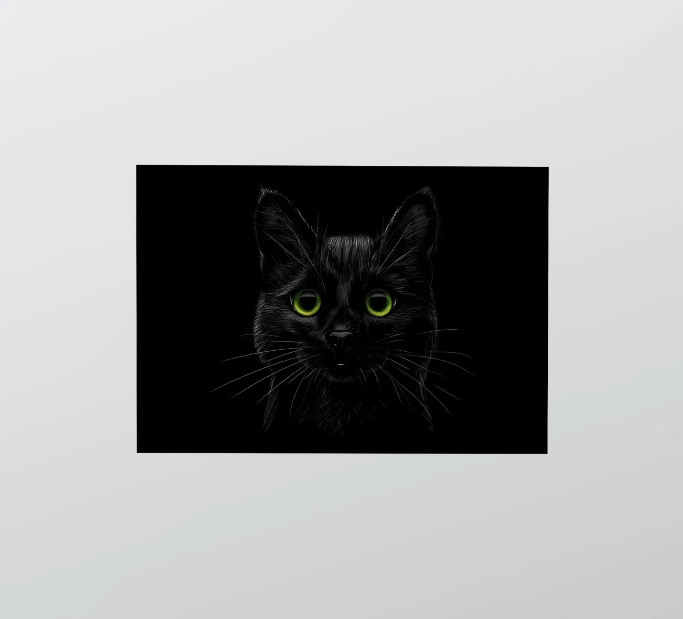 Cat sticker by Delaplane
