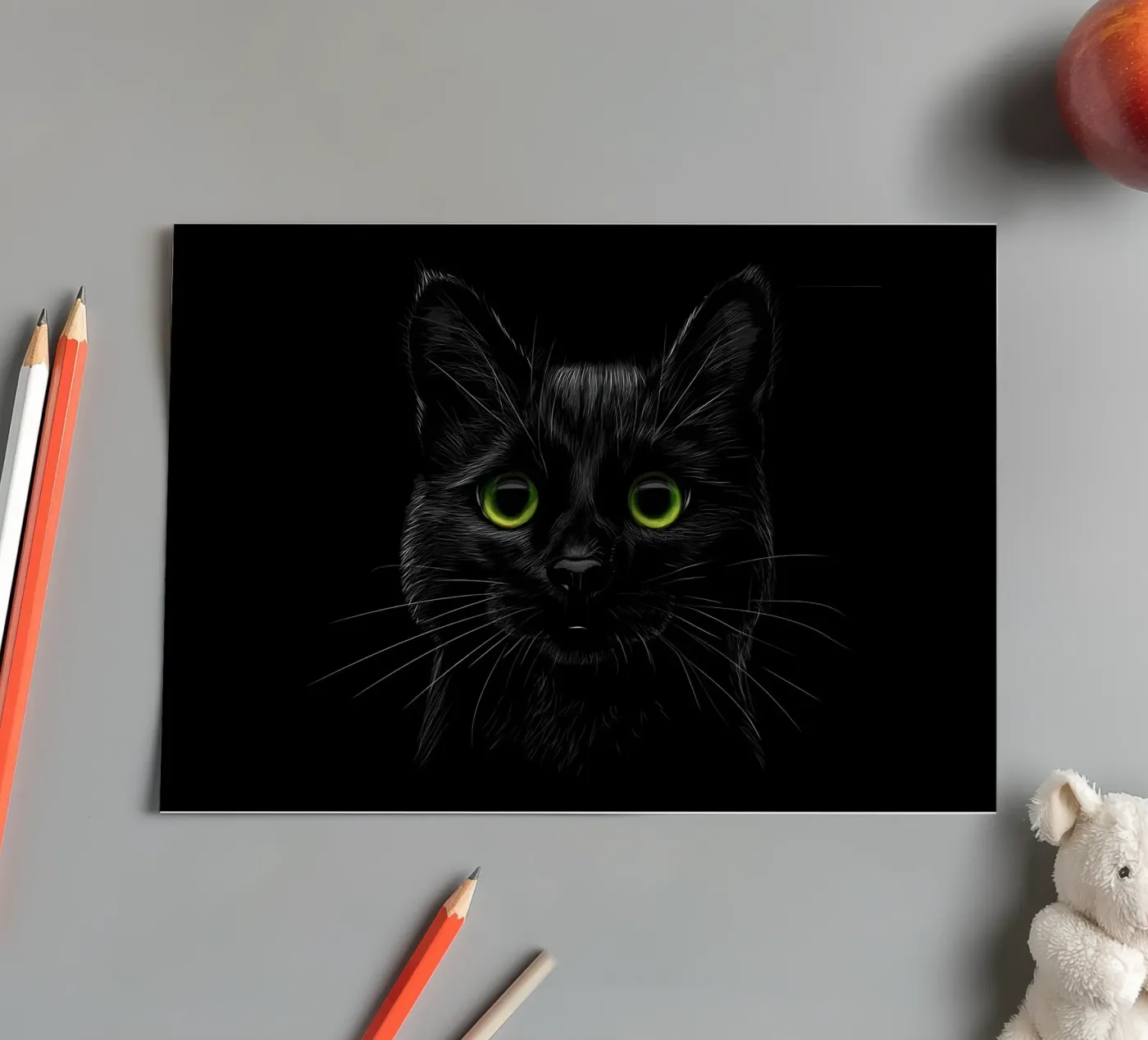 Kat stickervel van Delaplane