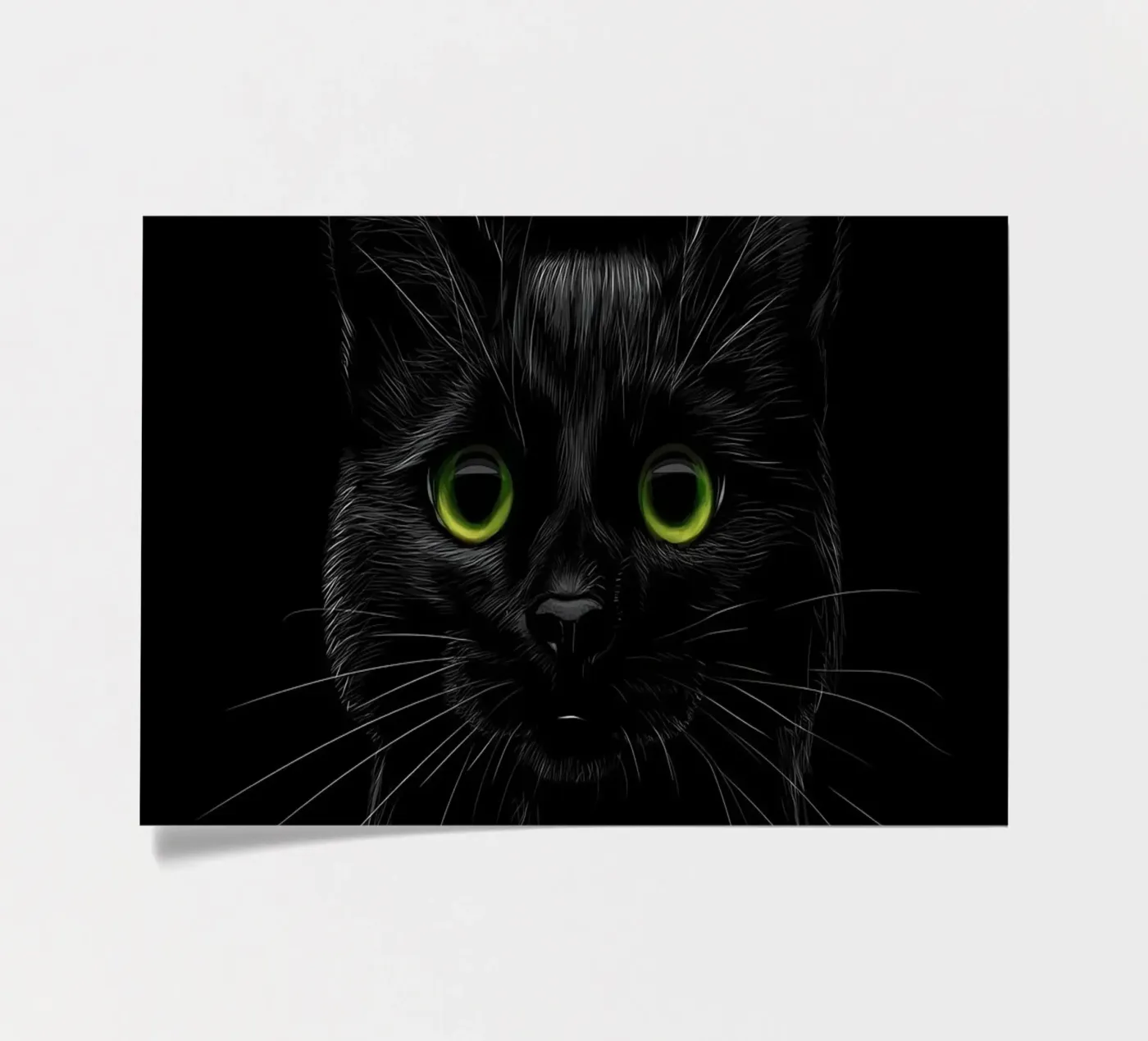 Kat stickervel van Delaplane