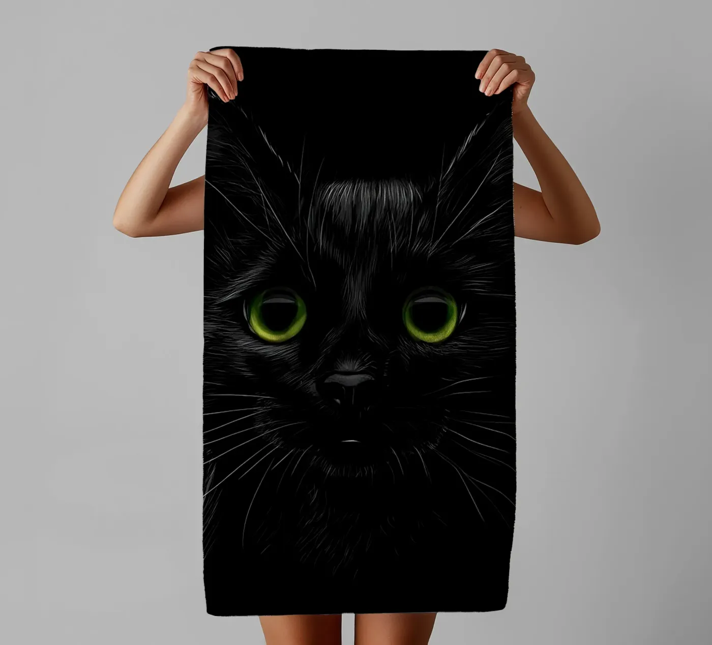 Cat badhanddoek van Delaplane