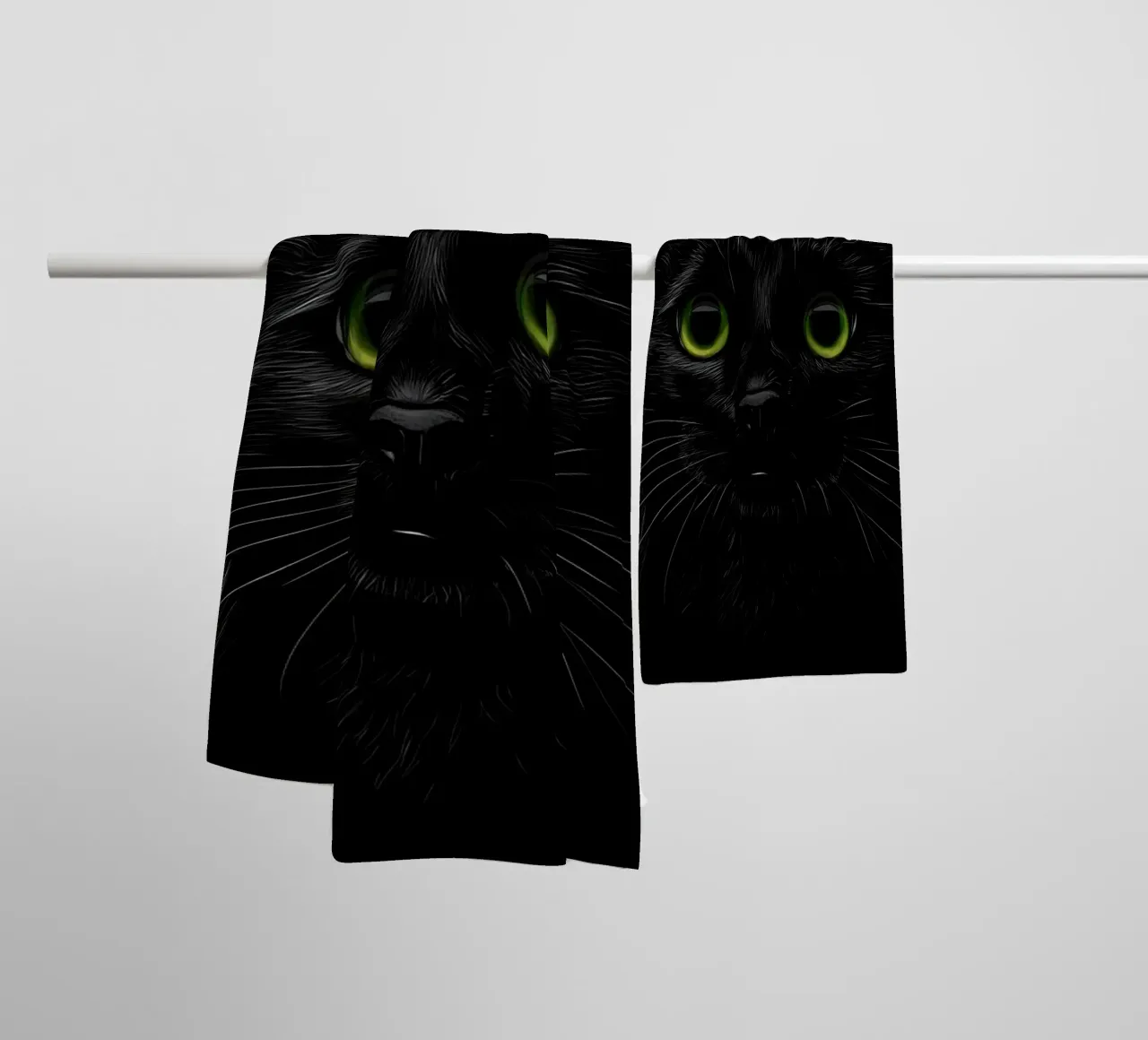 Cat towel by Delaplane