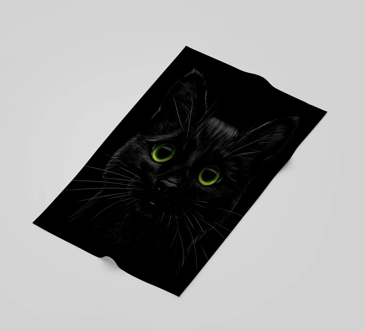 Cat beach towel by Delaplane