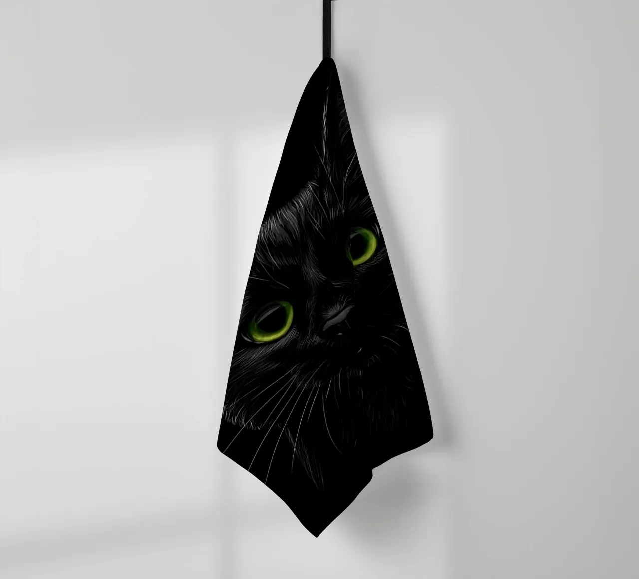 Cat tea towel by Delaplane