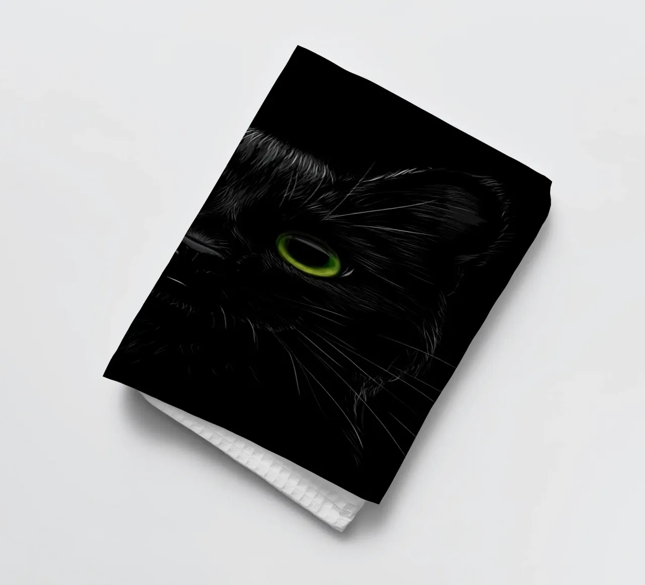 Cat tea towel by Delaplane
