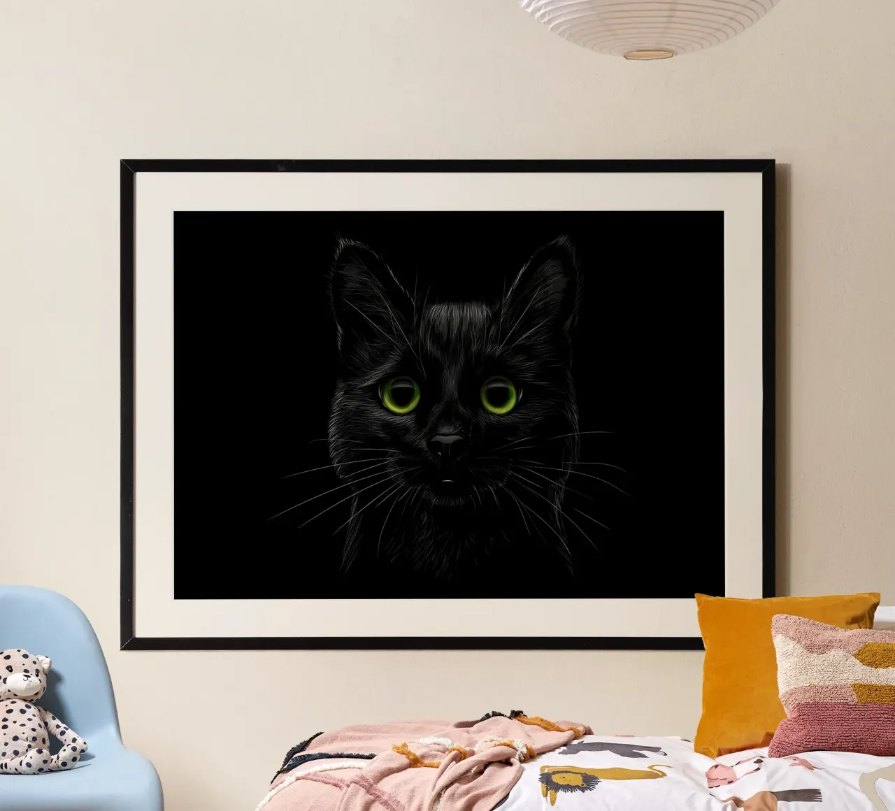 Cat poster by Delaplane