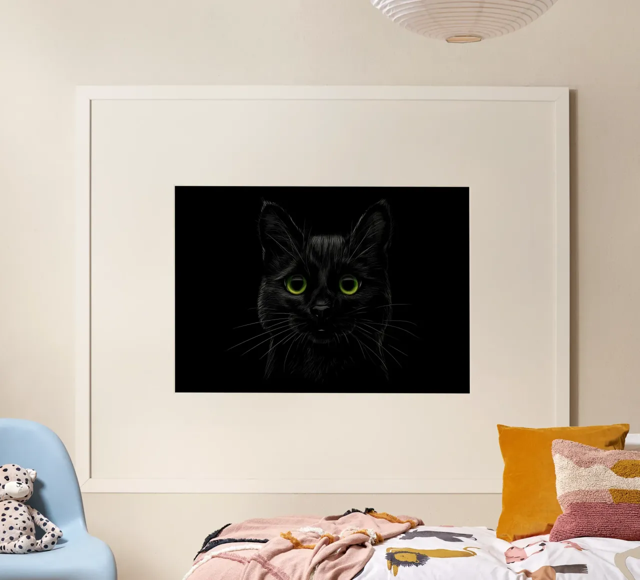 Cat hahnemühle by Delaplane