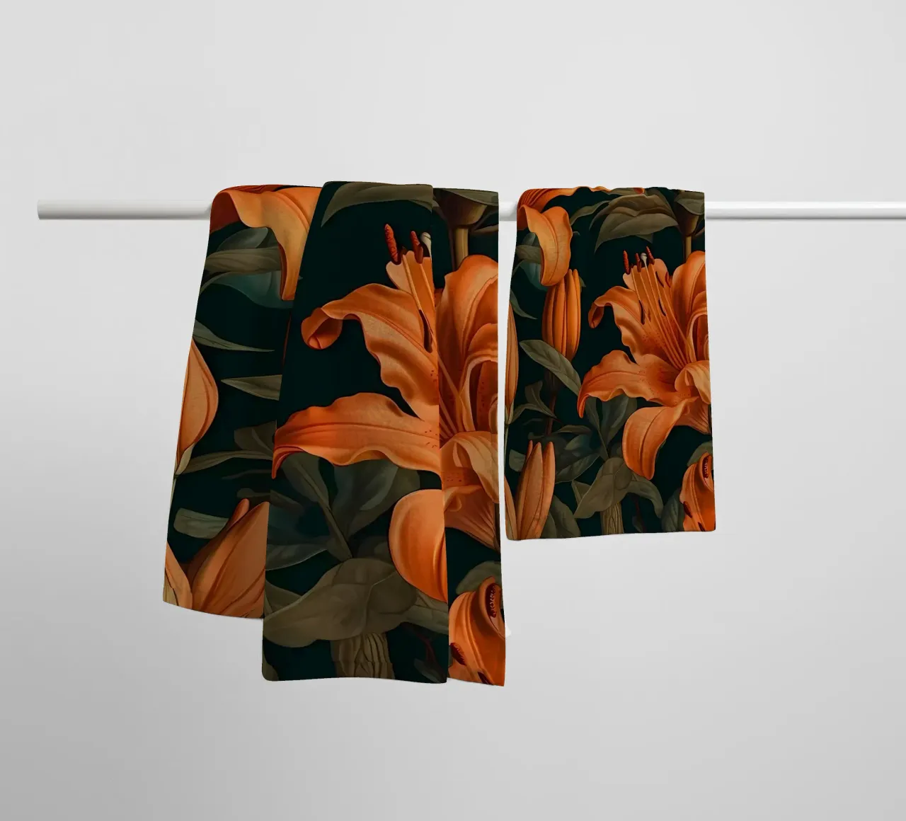 Fleur de lys jaune serviette de bain de Mikesell