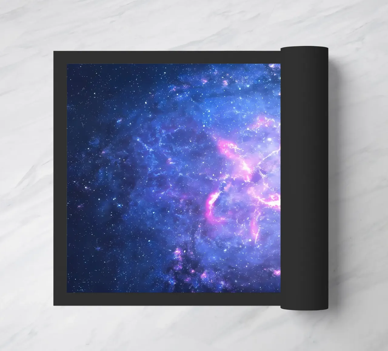 Galaxy and Bright Nebula doormat by Delaplane