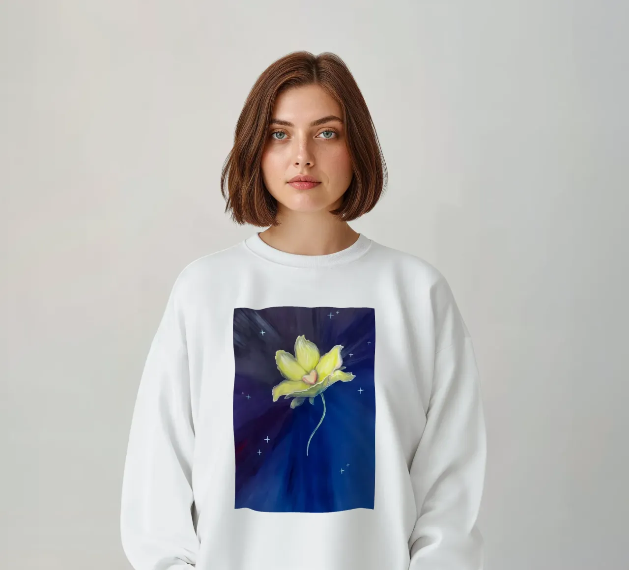 Giglio fiore giallo felpa da Mikesell