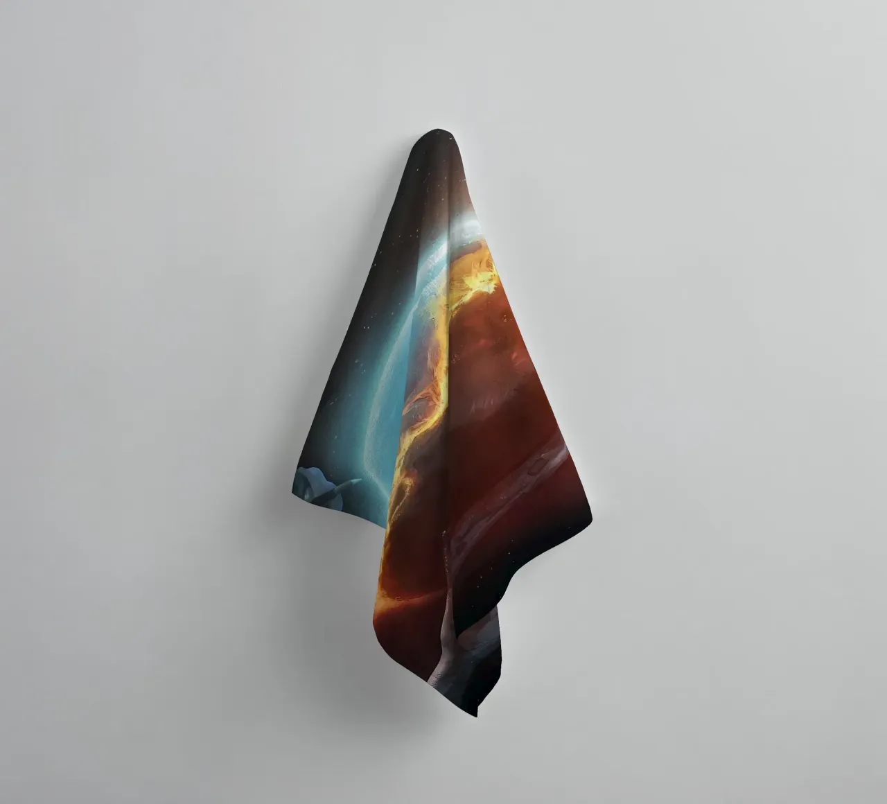 Trying to save the world towel by Delaplane