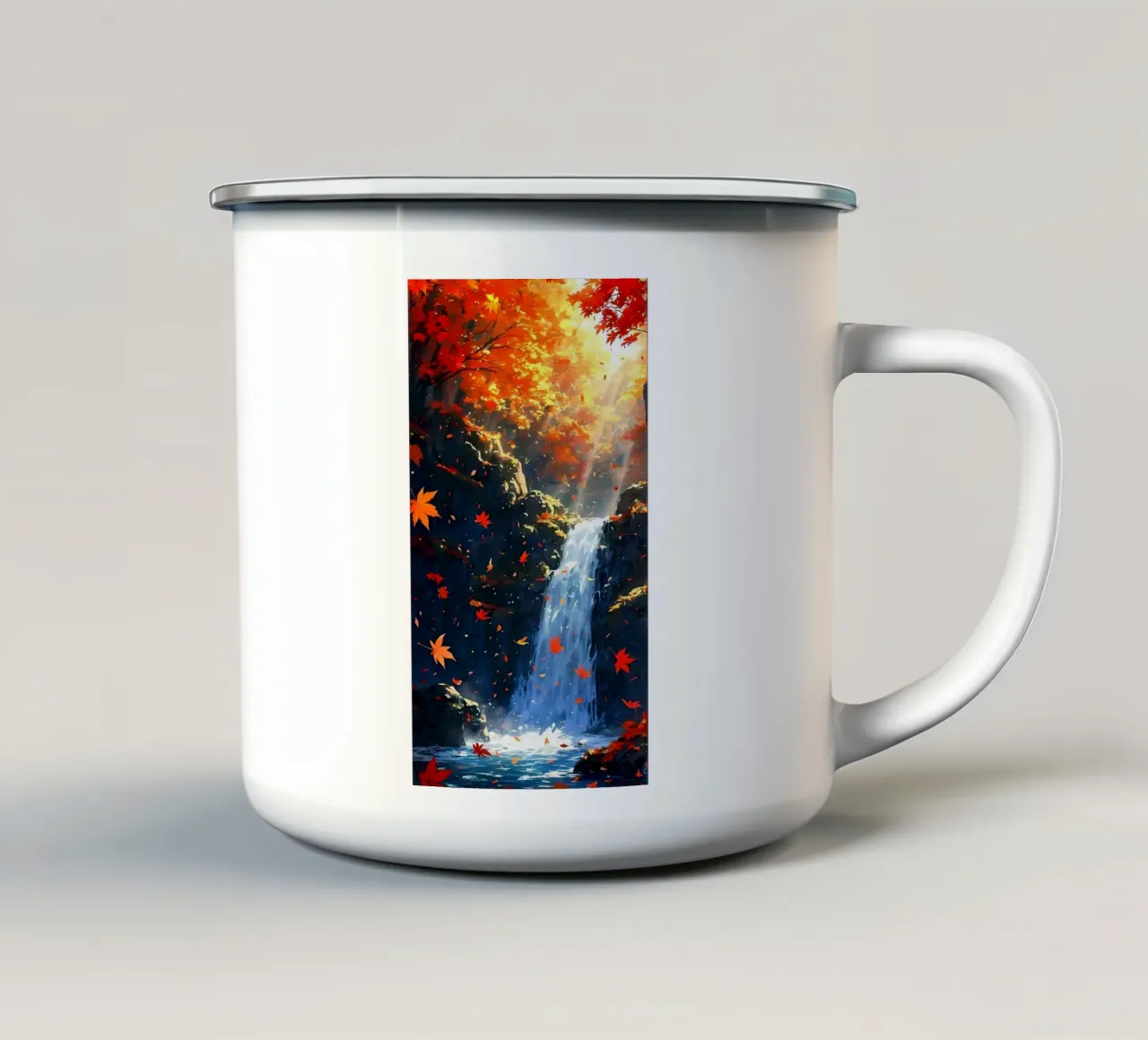 Poster minimalista 151 tazza in smalto da Kadynce