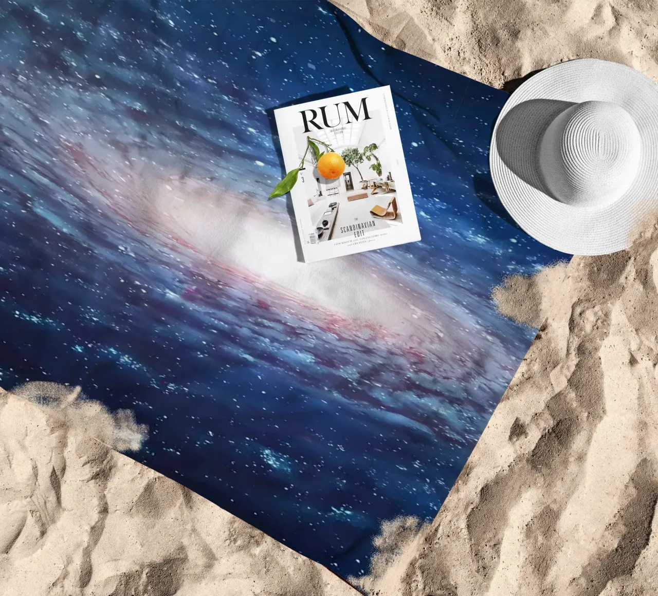 Poster beach towel by Delaplane