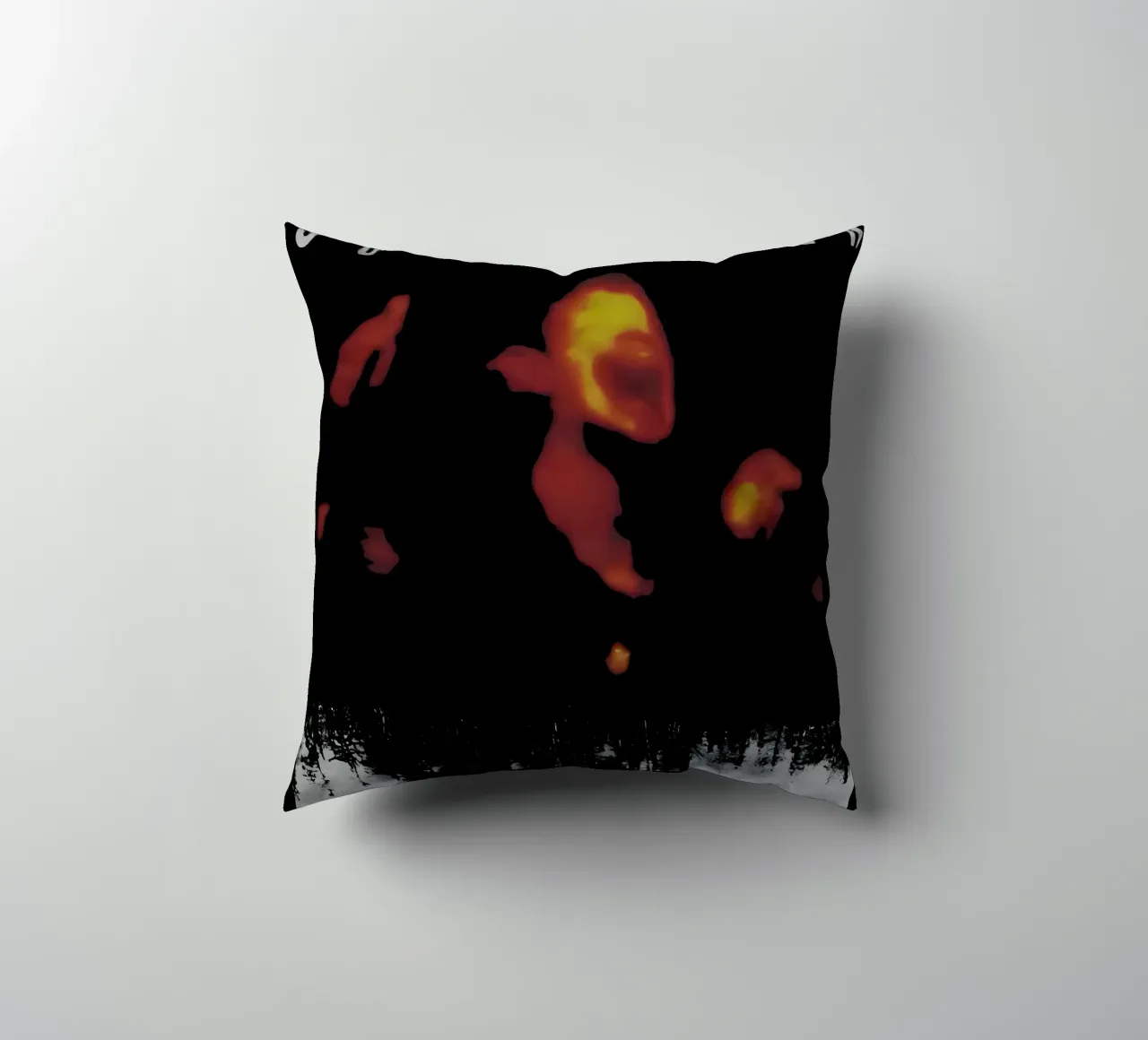 Super Unknown decorative cushion by Jason Lavelle