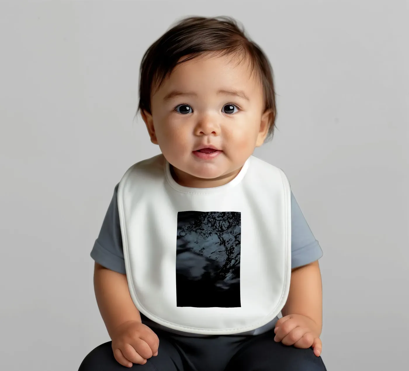 Water Pattern 3 baby bib by Chris Abatzis