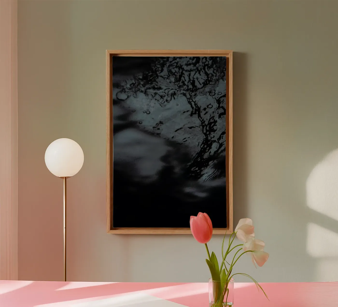 Water Pattern 3 canvas by Chris Abatzis