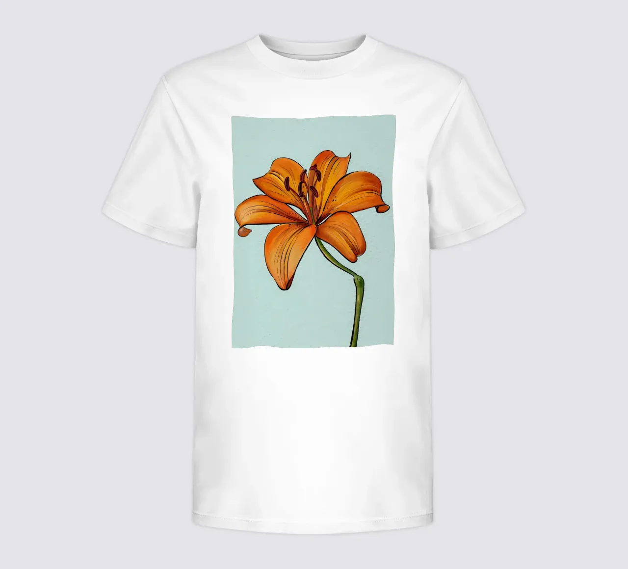 Lily Yellow Flower kids t-shirt by Mikesell