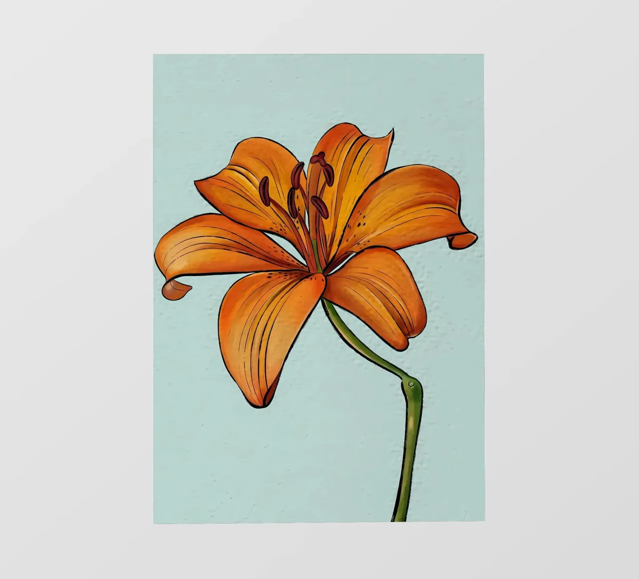 Lily Yellow Flower pvc cover by Mikesell