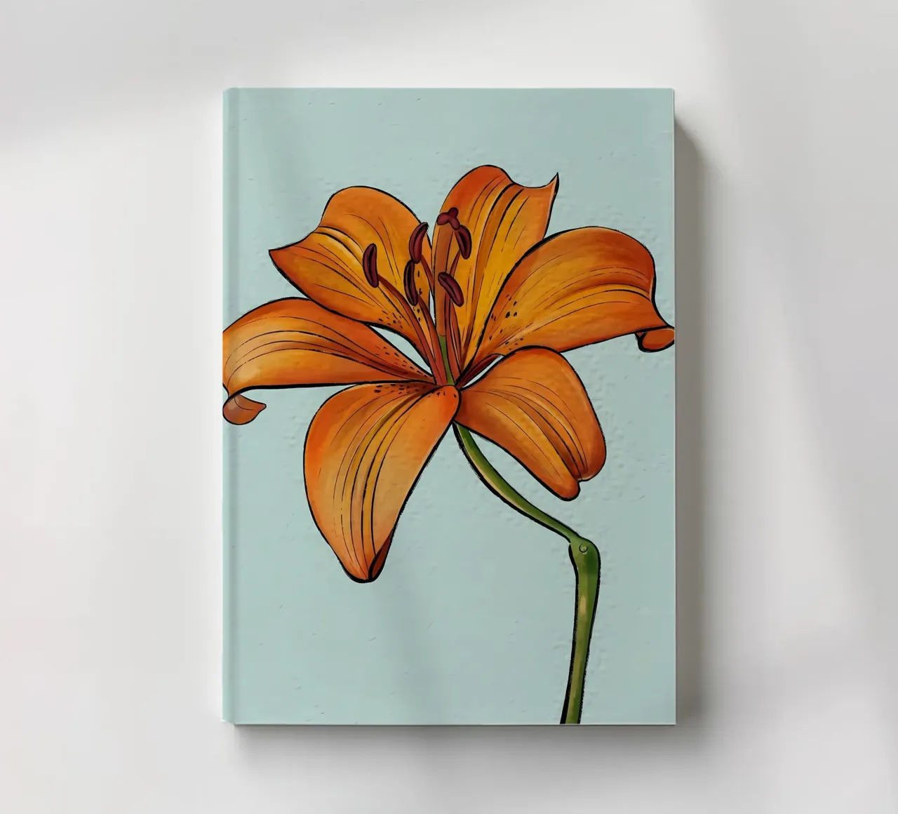 Fleur de lys jaune carnet de notes de Mikesell