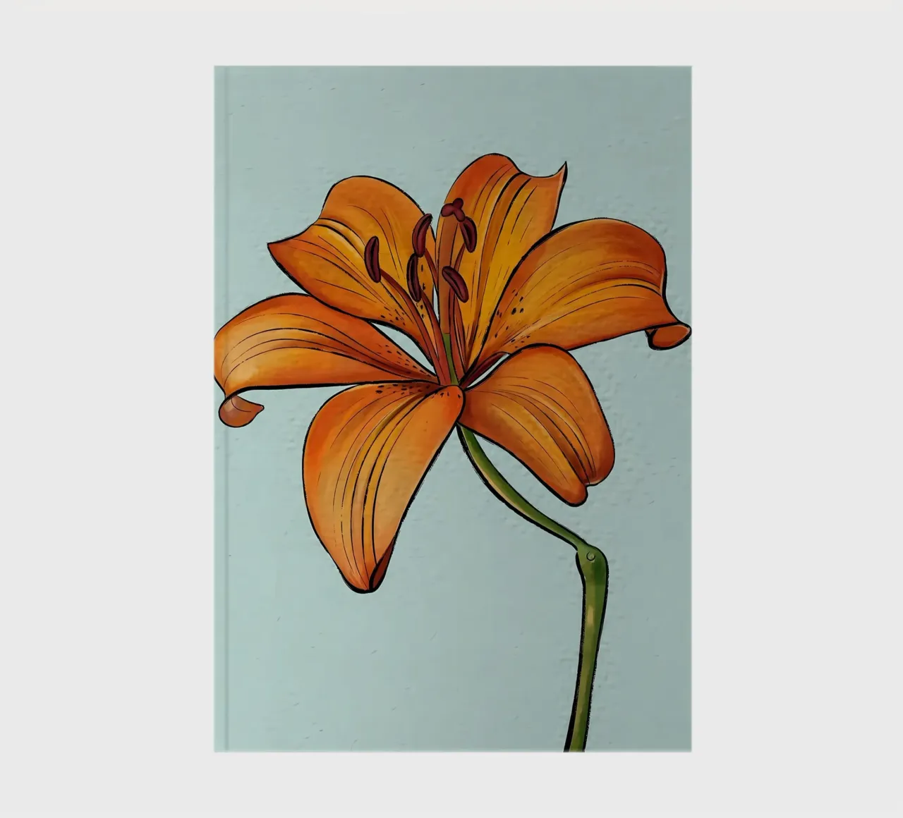 Fleur de lys jaune carnet de notes de Mikesell