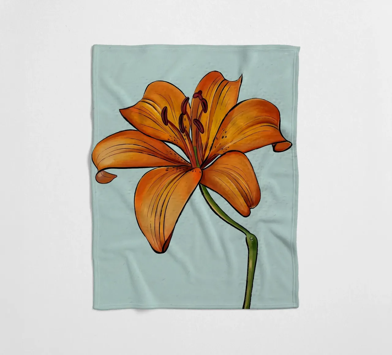 Fleur de lys jaune plaid polaire de Mikesell