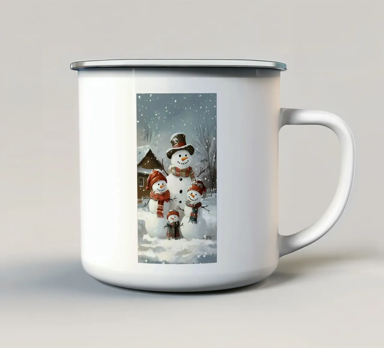 Poster minimalista 154 tazza in smalto da Kadynce