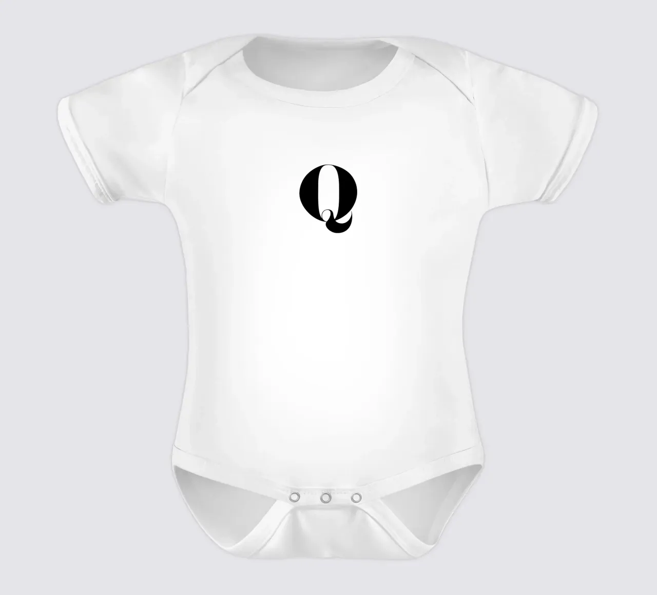 Q body neonato maniche corte da Mottos by Sinan Saydik