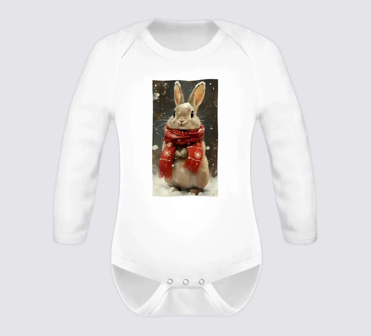 Minimalist Poster 155 long-sleeve baby romper by Kadynce