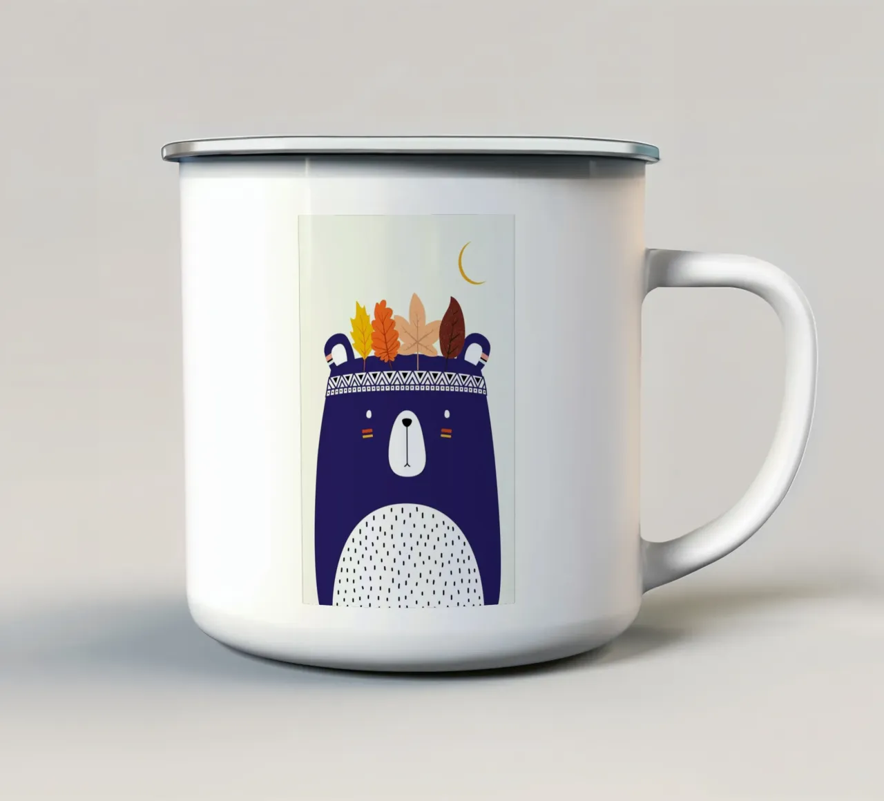 Little Braveheart tazza in smalto da Kubistika