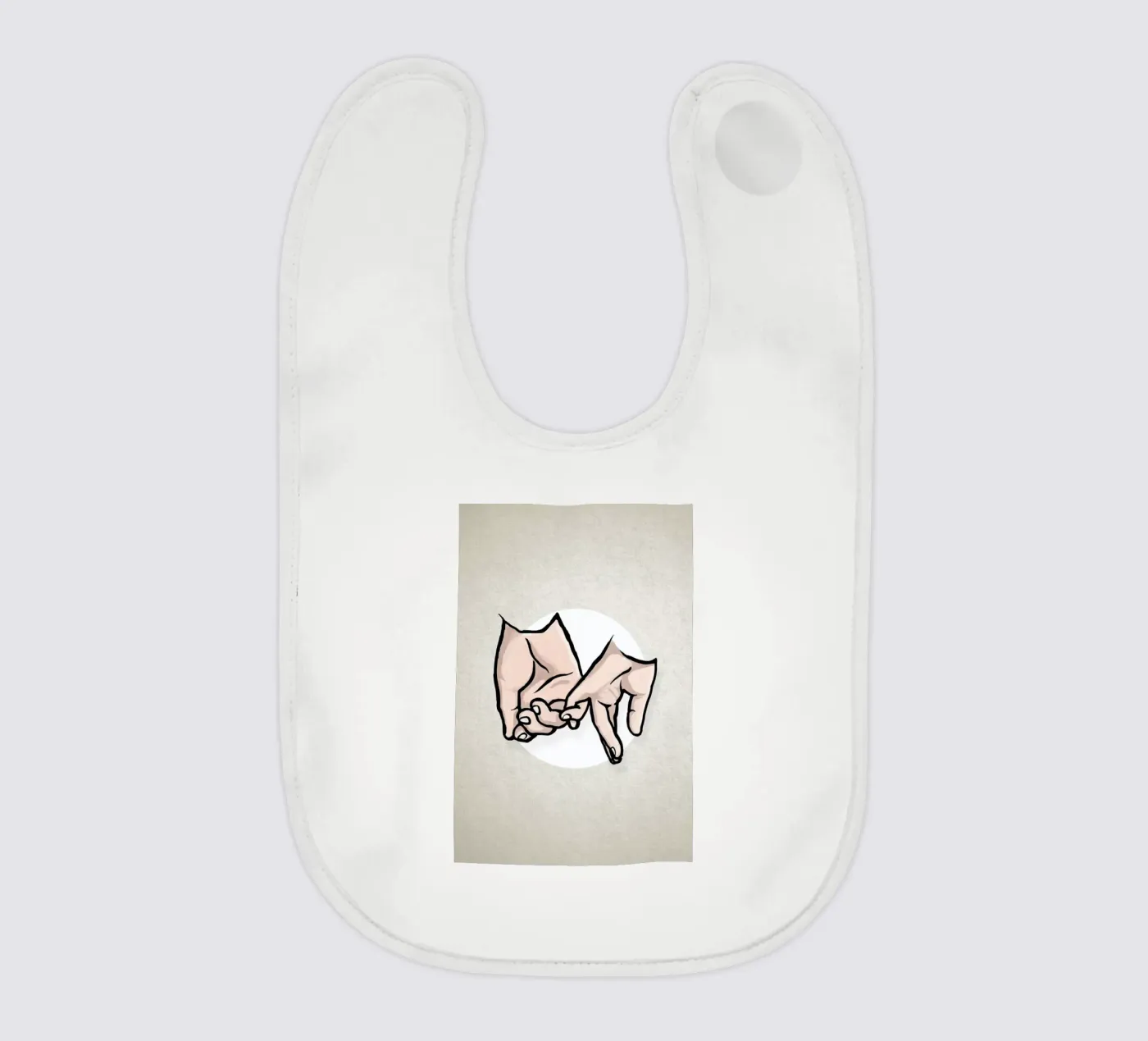 Pinky baby slabbetje van LeDieg