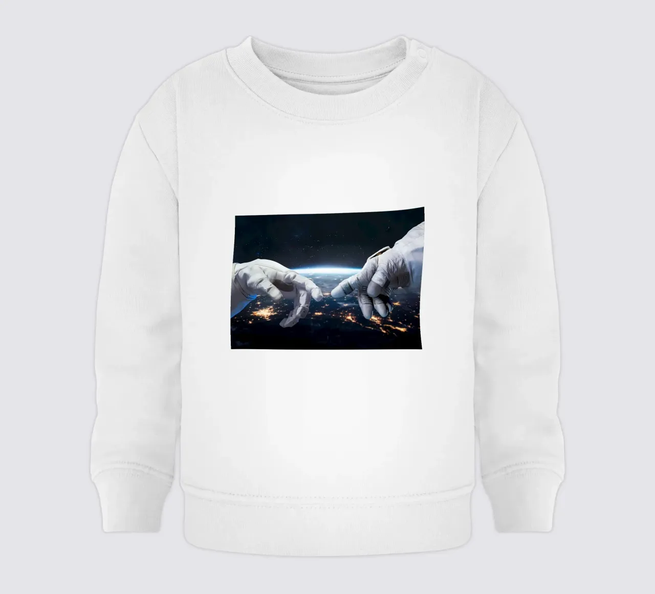 Mani di astronauta e robot felpa neonato da Delaplane