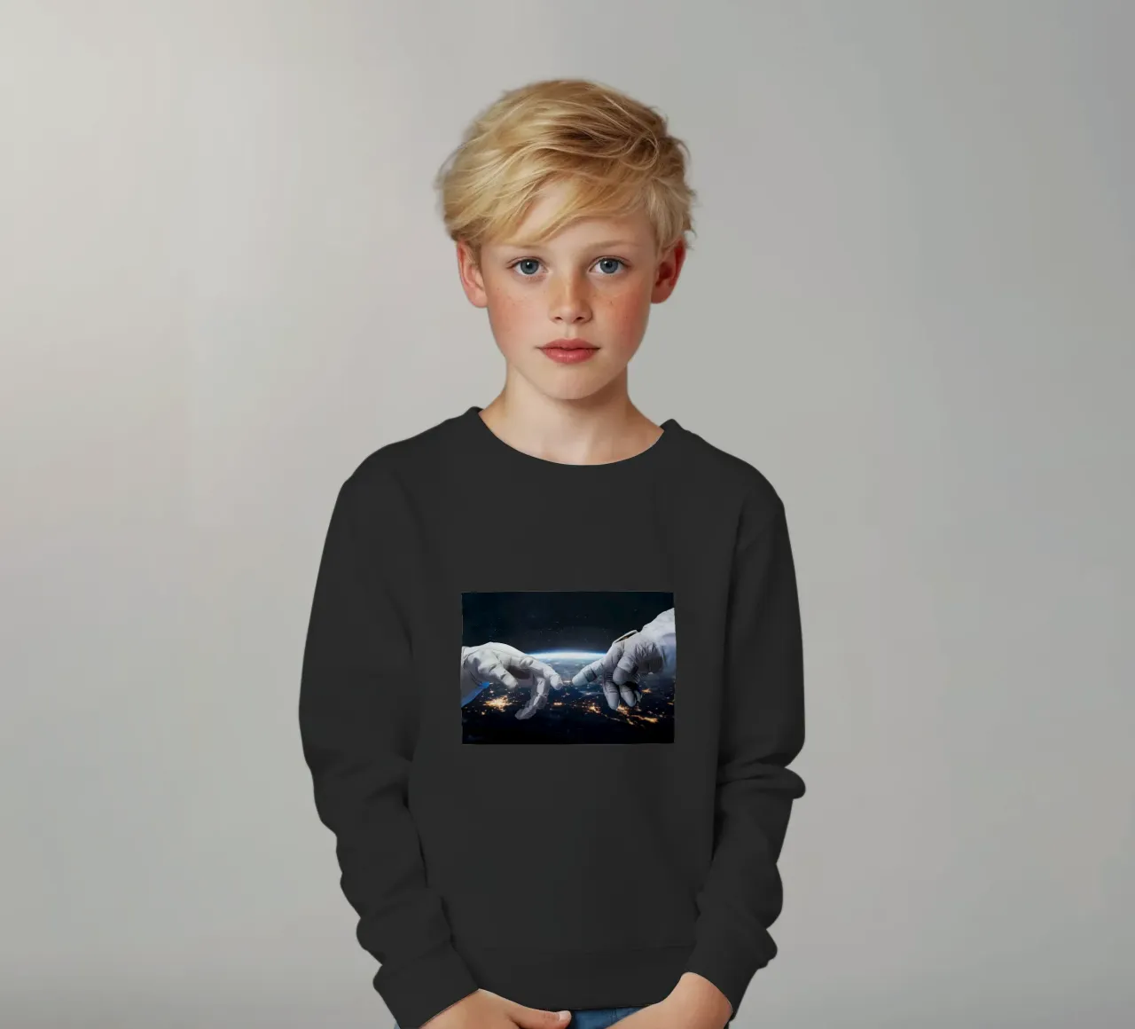 Mani di astronauta e robot felpa bambino da Delaplane