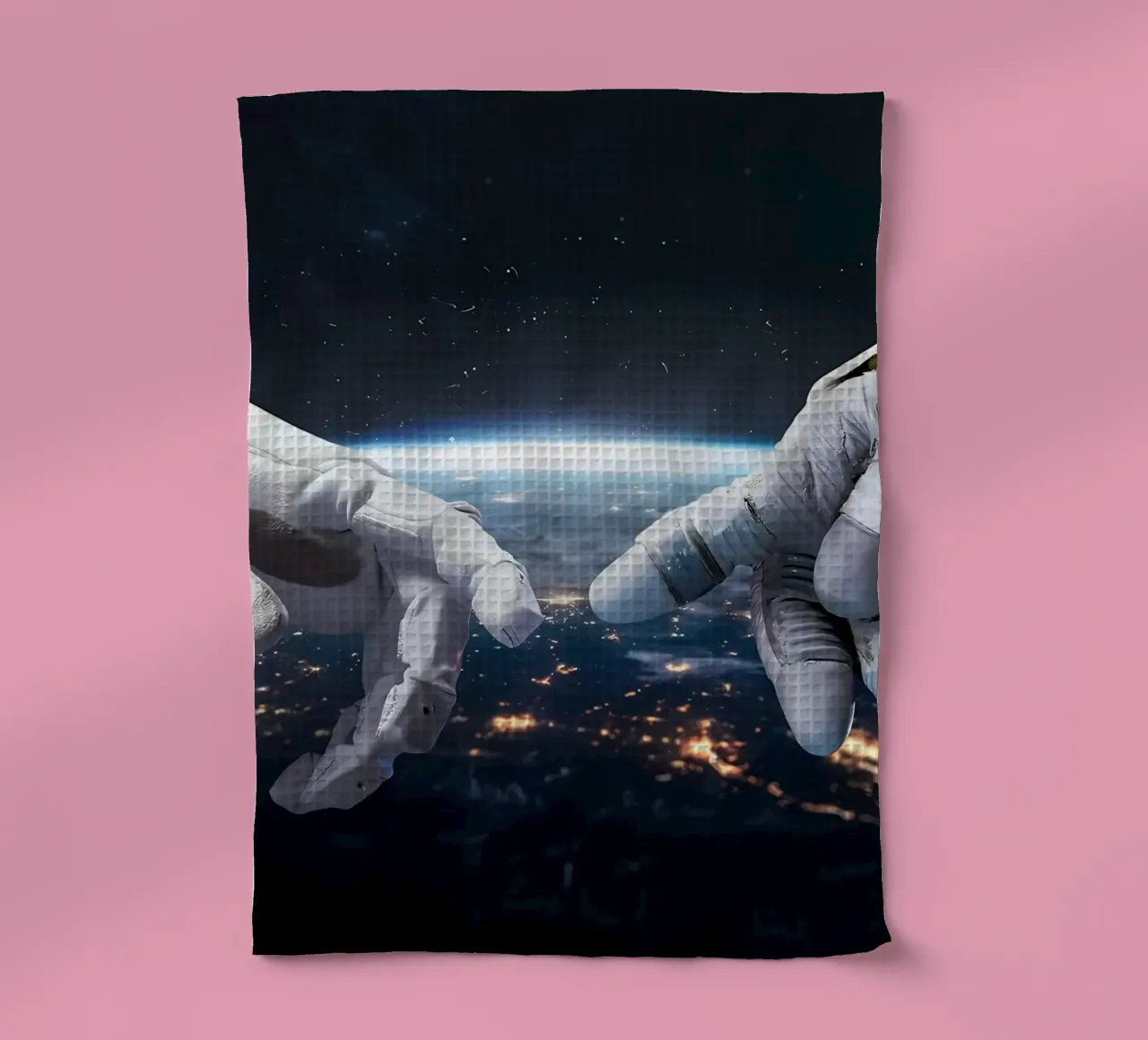 Mani di astronauta e robot canovaccio da cucina da Delaplane