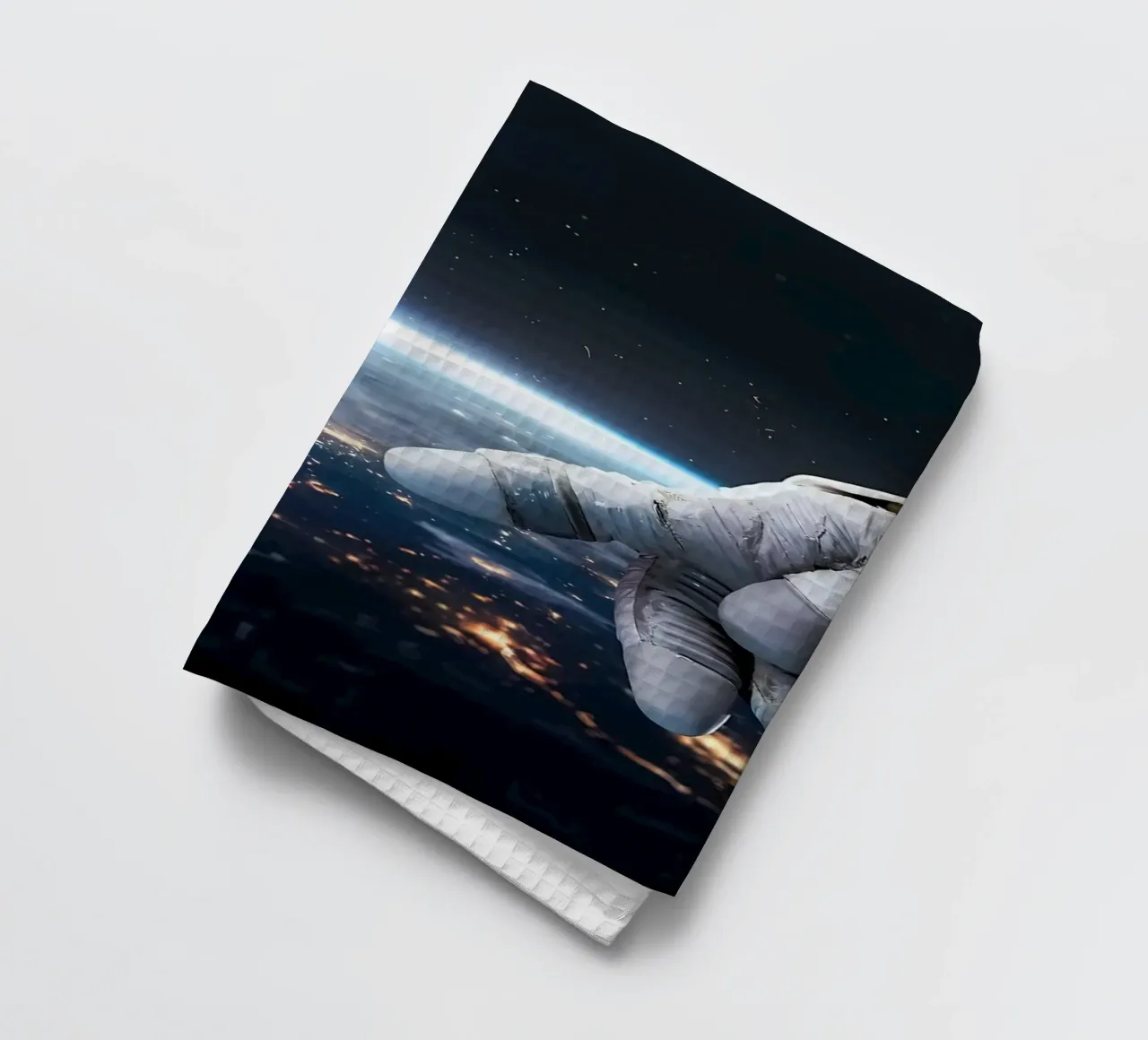 Mani di astronauta e robot canovaccio da cucina da Delaplane