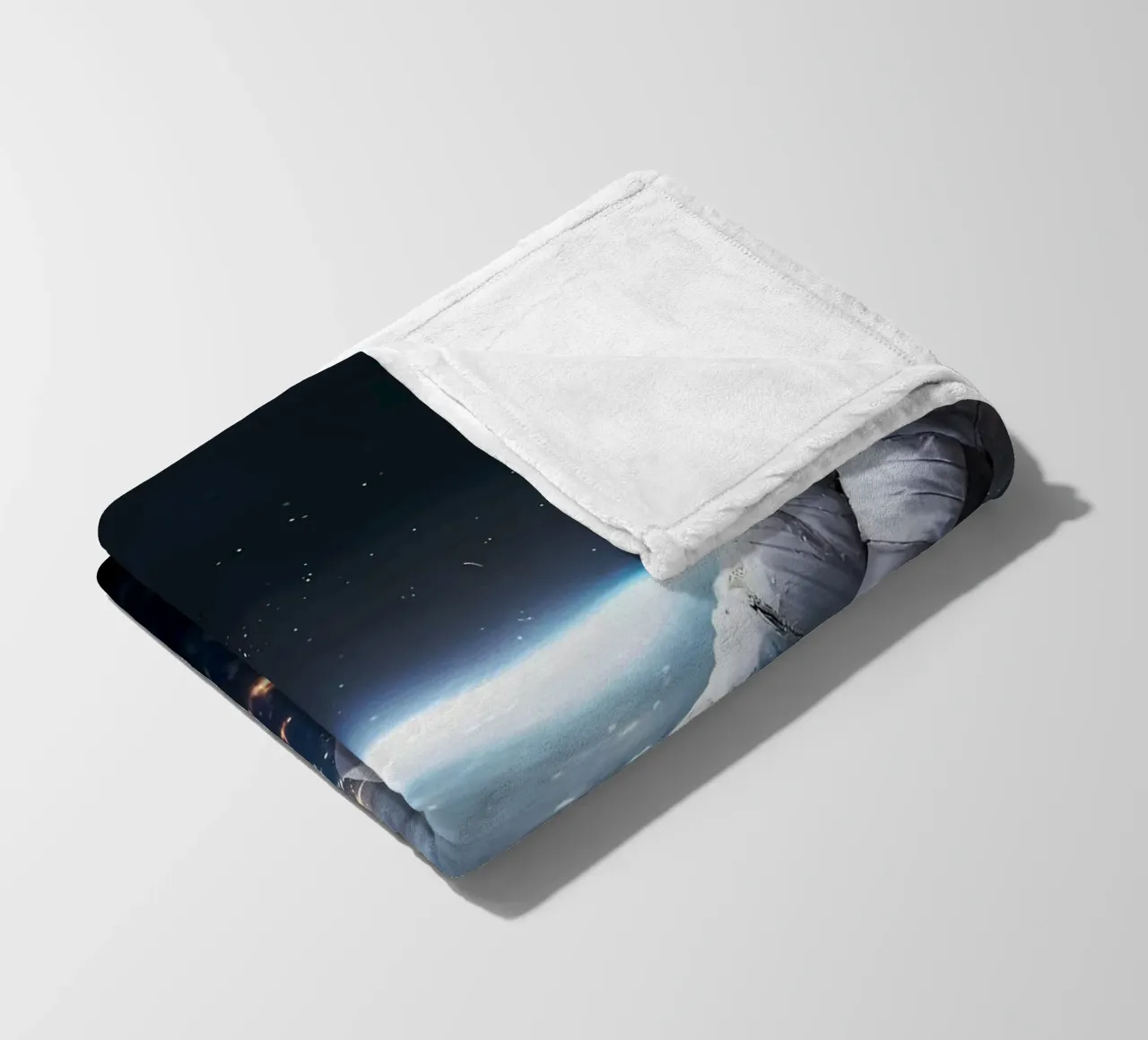 Mani di astronauta e robot coperta in pile da Delaplane