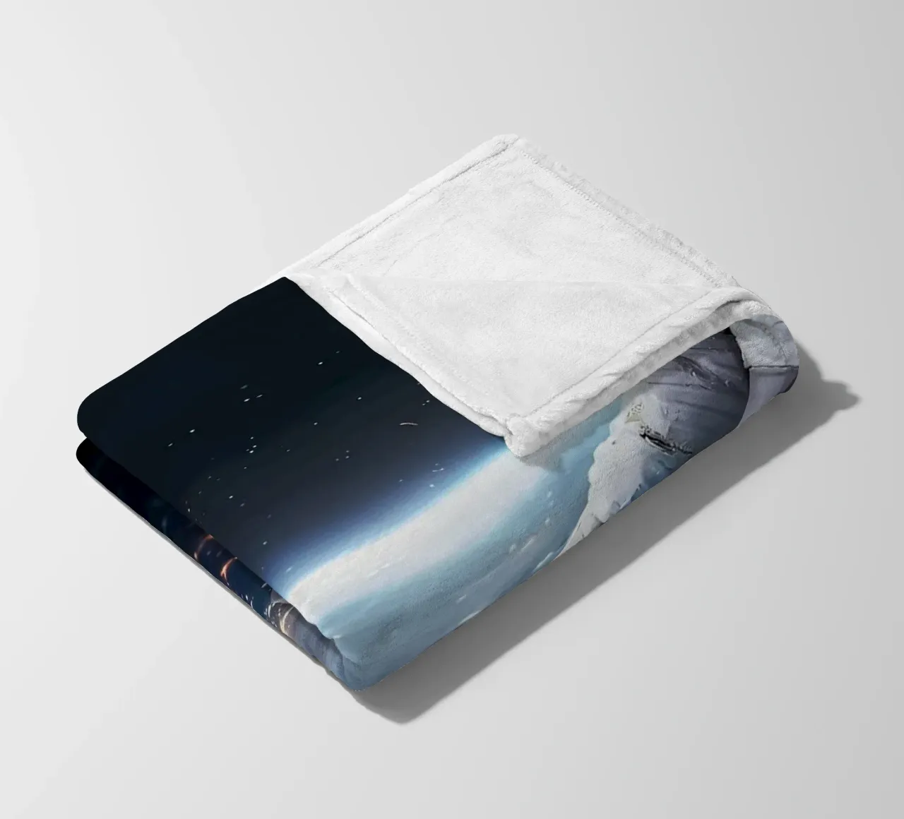 Mani di astronauta e robot coperta in pile da Delaplane