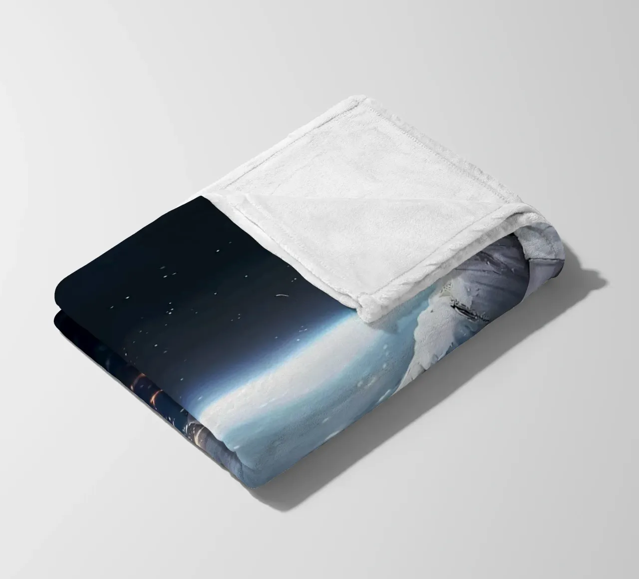 Mani di astronauta e robot coperta in pile da Delaplane