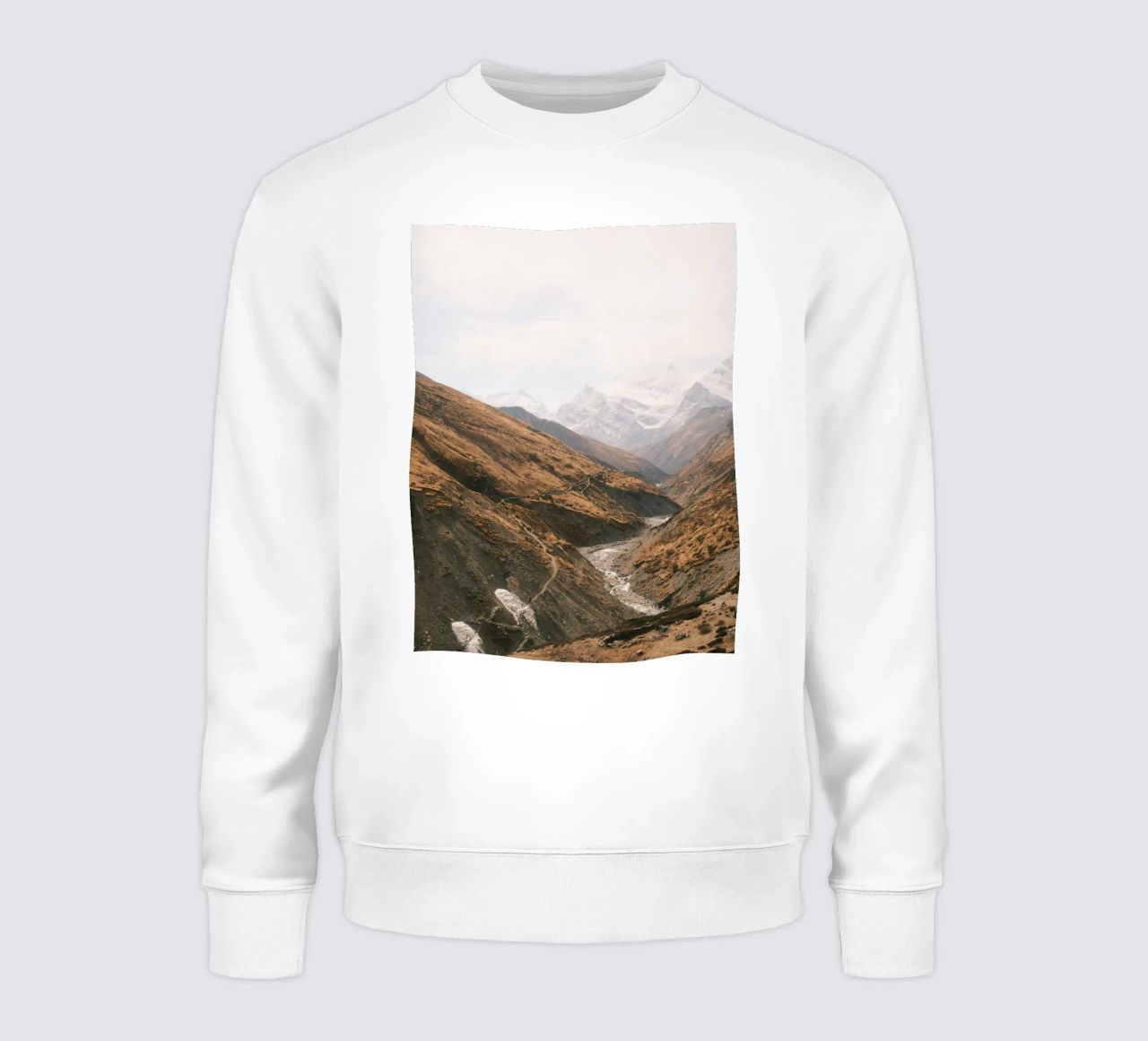 Winding Trails of the Himalayas felpa da FujiPrints
